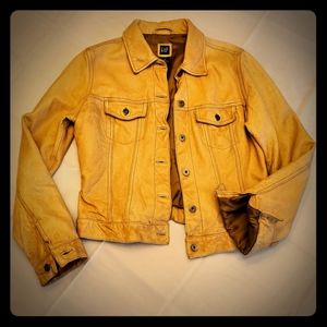 Leather jacket EUC